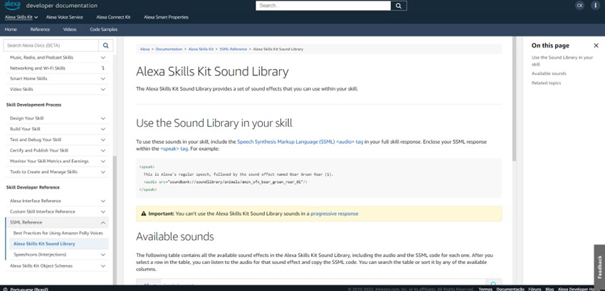 ASK Sound Library - Mais De 2500 Efeitos Sonoros Para Usar Em Sua Skill