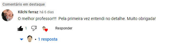 Print de depoimento real de aluno sobre o método K.I.T.A.